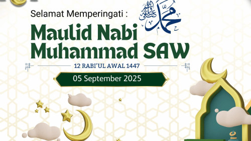 Maulid Nabi Muhammad SAW, 12 Rabiul Awal 1447 H