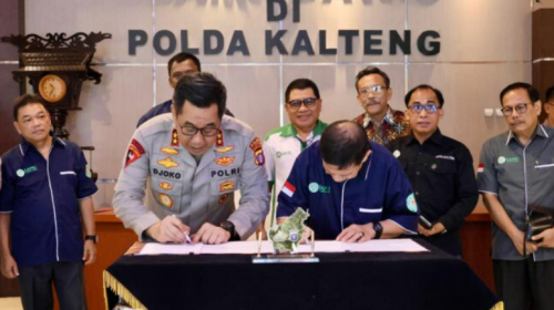 Siap Amankan Objek Vital! Polda Kalteng Taken MoU Dengan GAPKI
